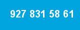927 831 58 61 927 831 58 61